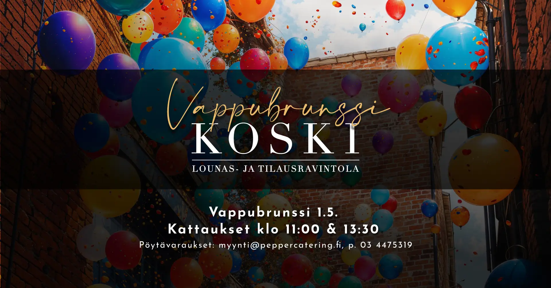 Vappubrunssi Ravintola Koskessa 1.5.