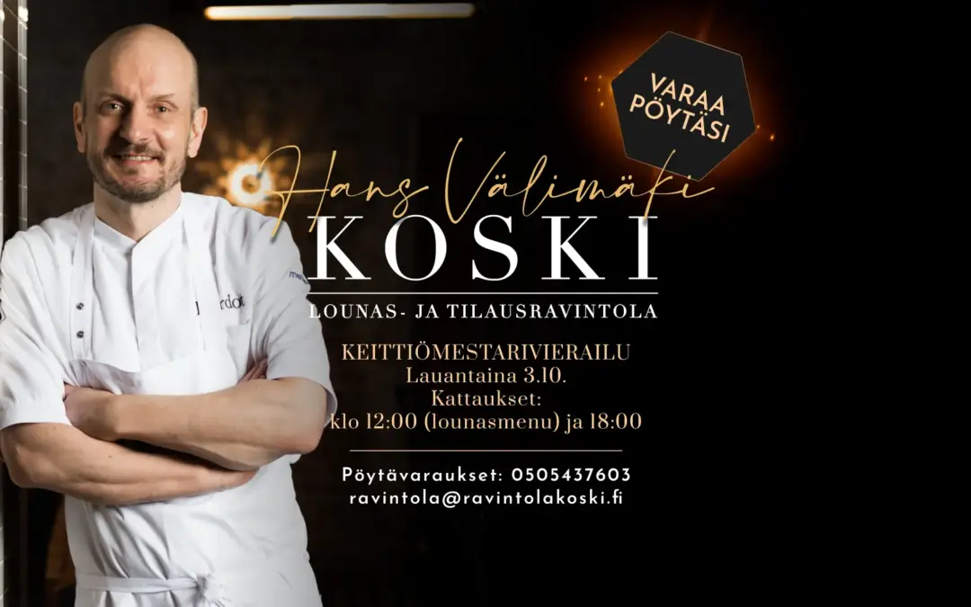 Keittiömestarivierailu Hans Välimäki